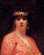 Benjamin Constant Portrait of an Arab Woman oil painting